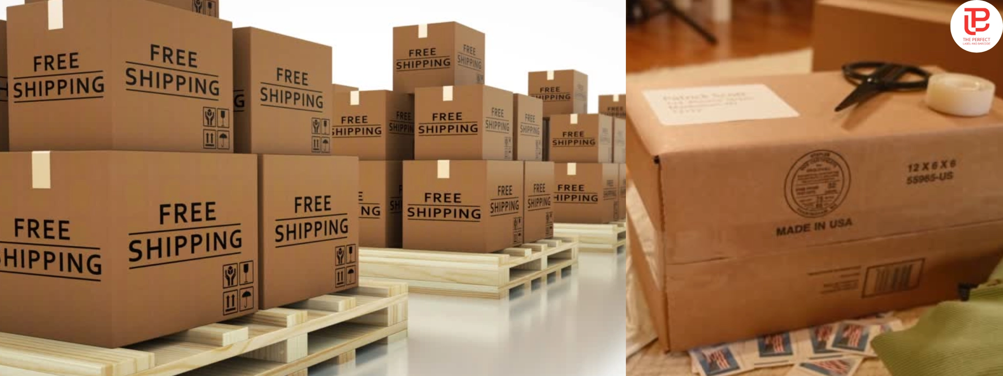 sticker barcode in logistic