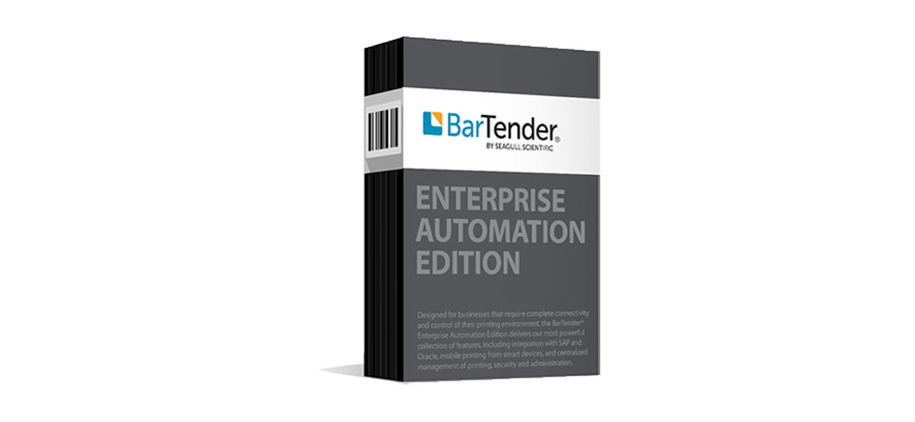 โปรแกรมออกแบบบาร์โค้ด โปรแกรมบาร์เทนเดอร์ BarTender Enterprise Automation Software