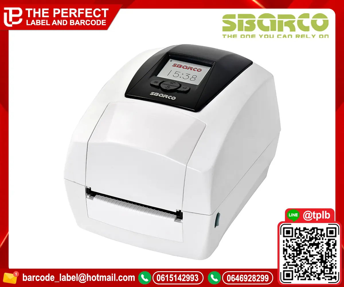 เครื่องพิมพ์บาร์โค้ด Sbarco รุ่น T4C 203 dpi