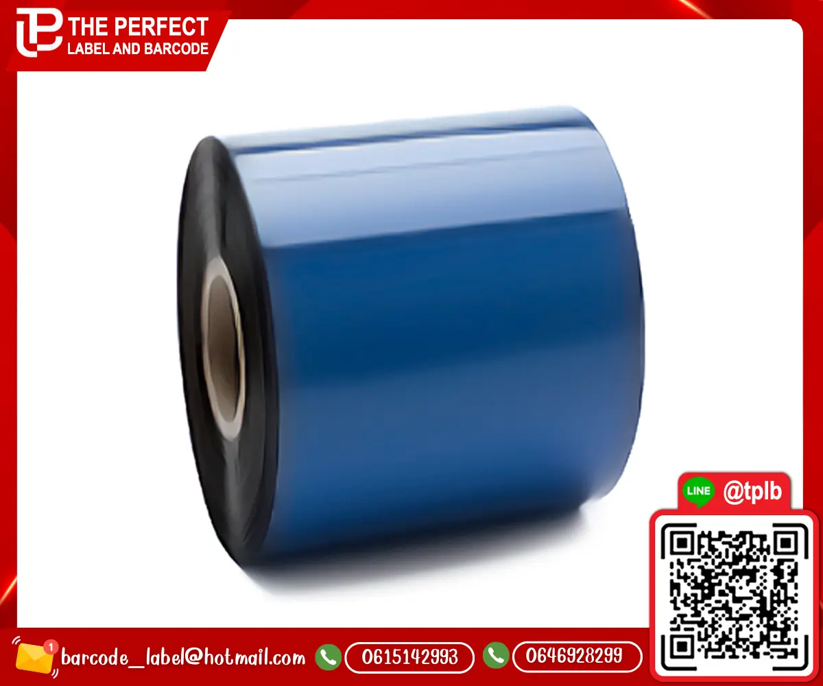  ผ้าหมึก บาร์โค้ด Ribbon Wax Resin คุณภาพสูง