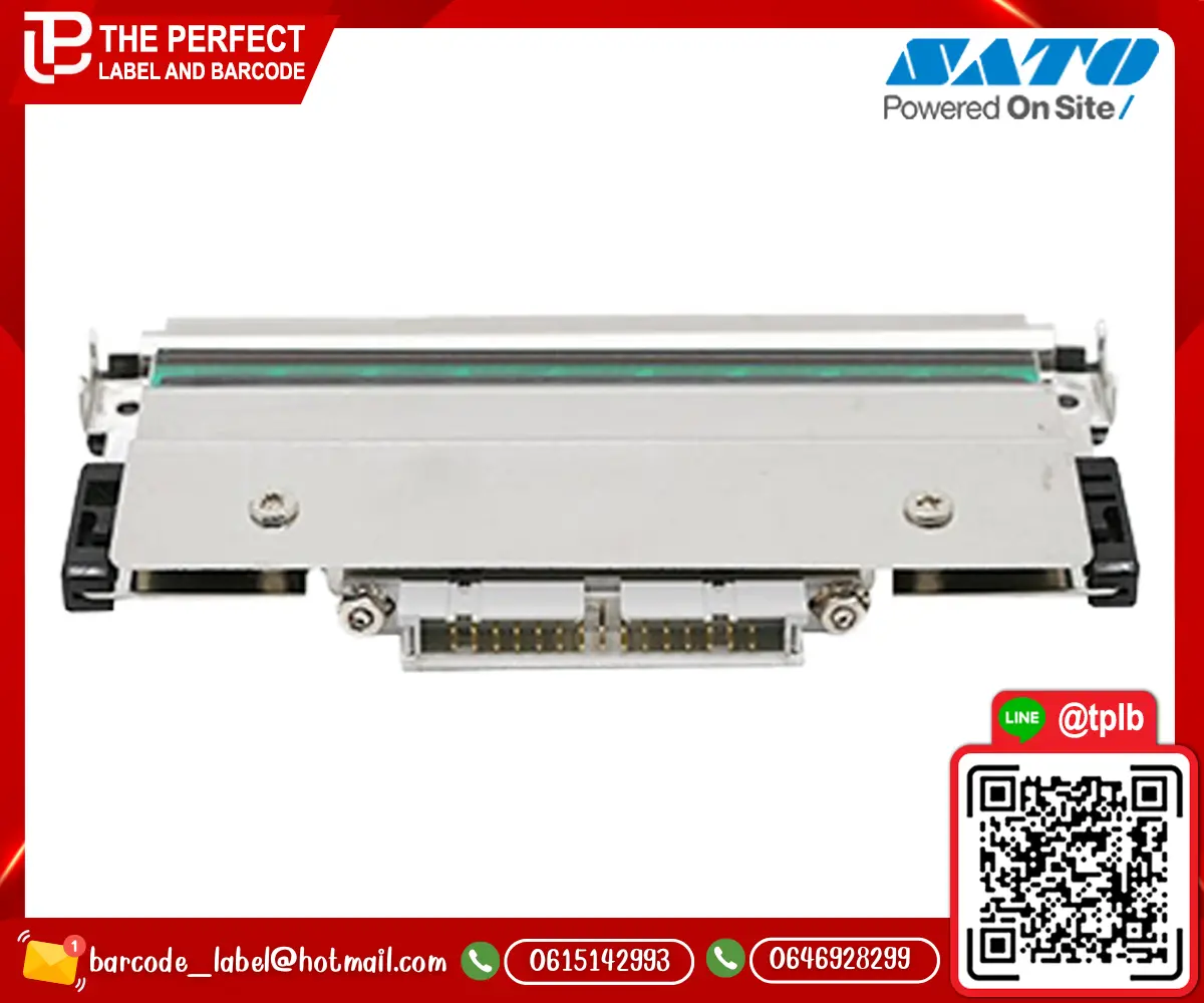 หัวพิมพ์เครื่องพิมพ์สติ๊กเกอร์บาร์โค้ด SATO M-10e หัวพิมพ์บาร์โค้ด ราคาถูก