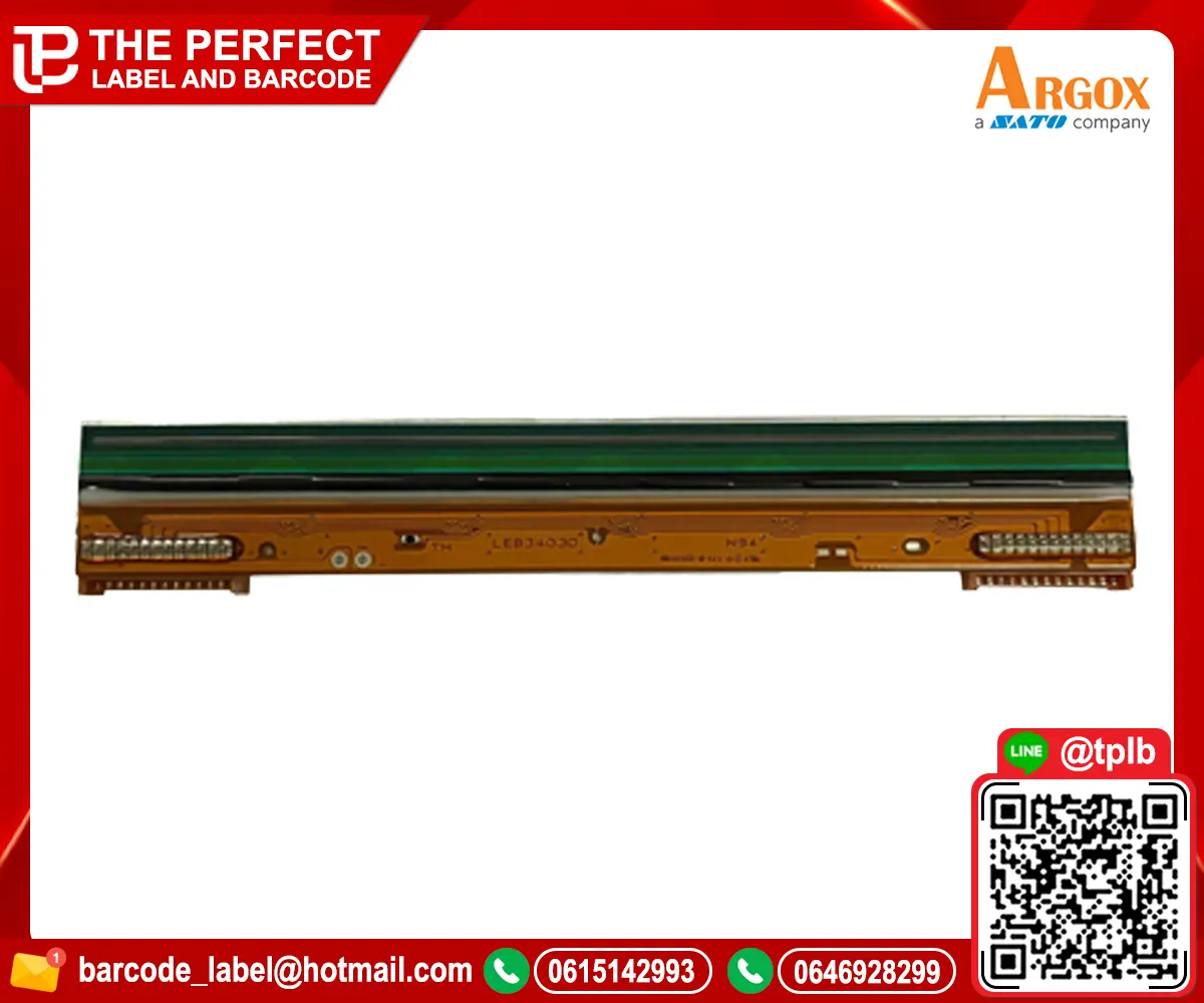 หัวพิมพ์เครื่องพิมพ์สติ๊กเกอร์บาร์โค้ด Argox DX-4100