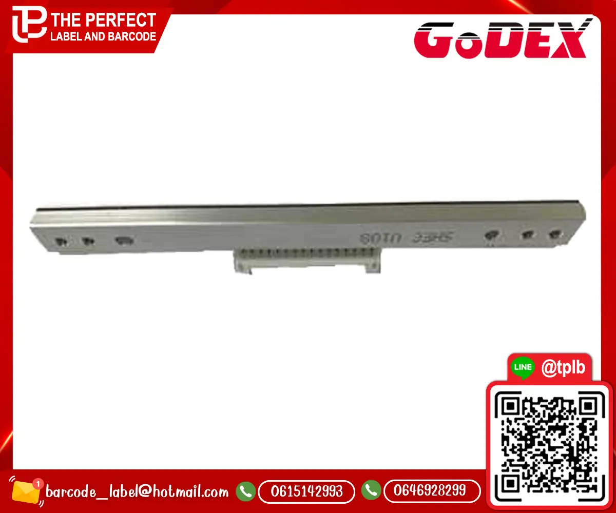 หัวพิมพ์เครื่องพิมพ์สติ๊กเกอร์บาร์โค้ด Godex EZ1100Plus