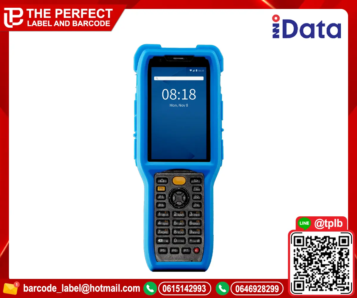 เครื่องอ่านบาร์โค้ดมือถือ iData รุ่น K8 Cold