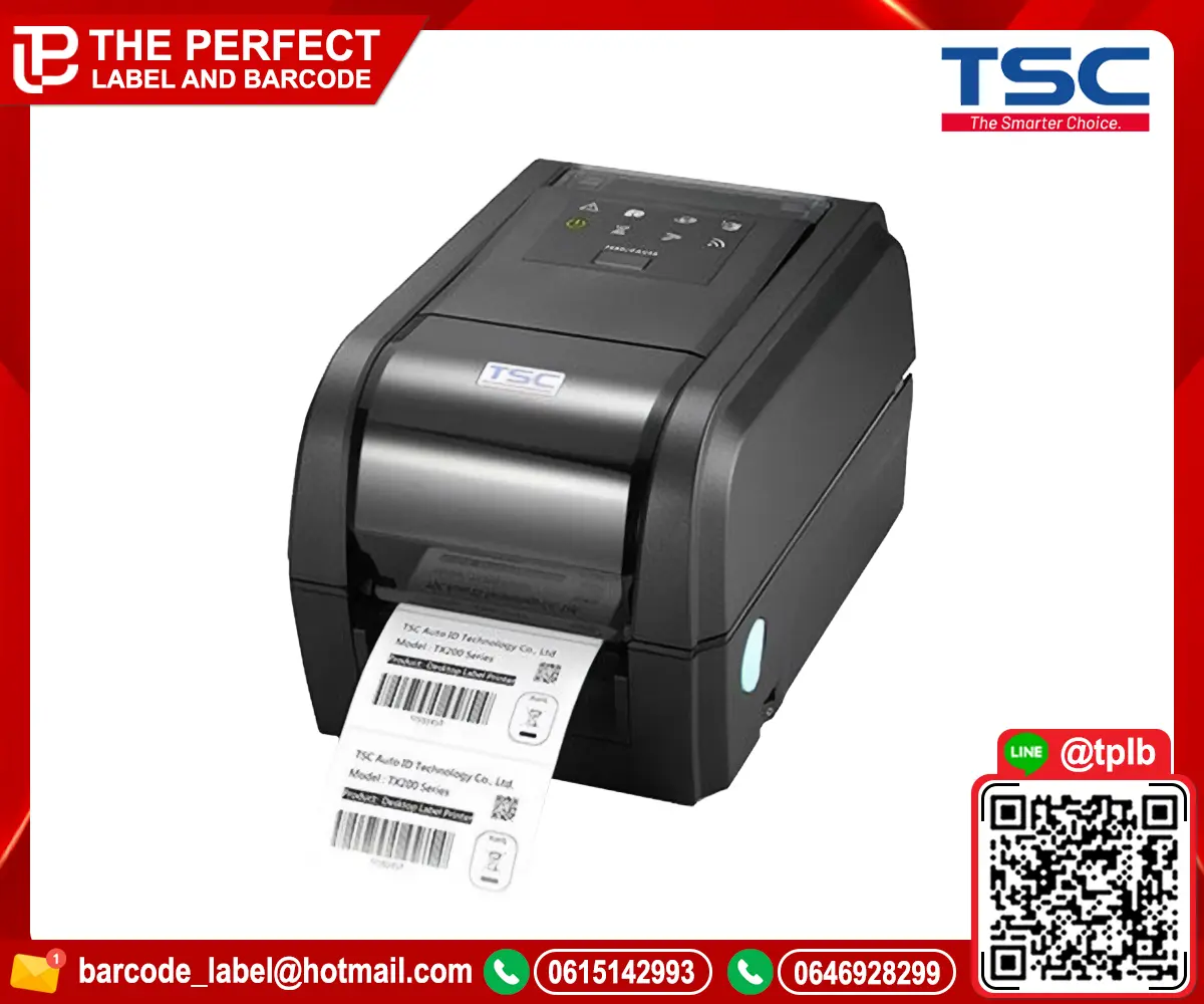 เครื่องพิมพ์สติ๊กเกอร์บาร์โค้ด TSC รุ่น TX200