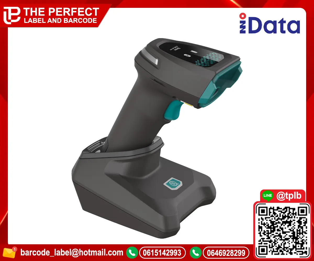 เครื่องอ่านบาร์โค้ดมือถือ iData รุ่น J16-BT