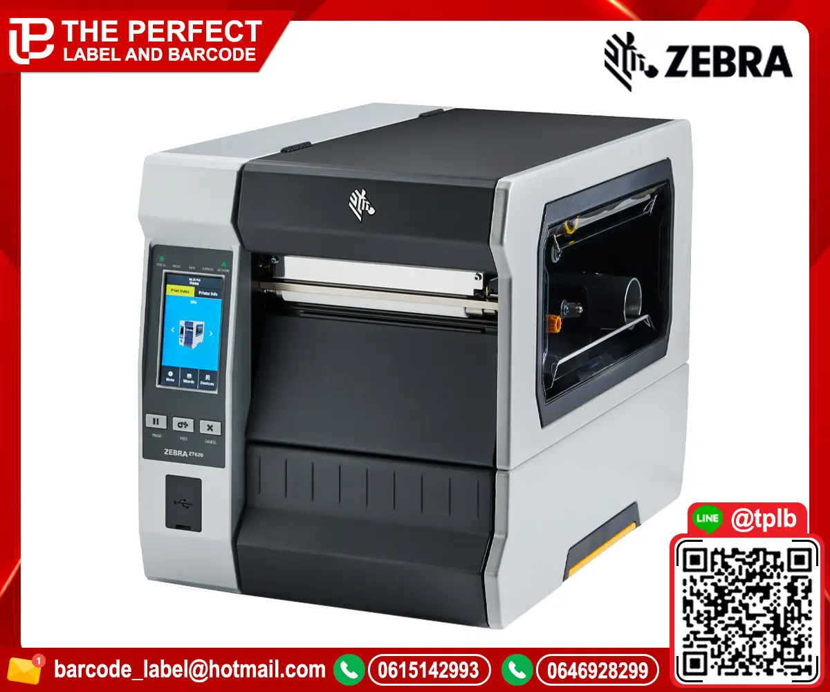 เครื่องพิมพ์สติ๊กเกอร์บาร์โค้ด รุ่น ZT620 