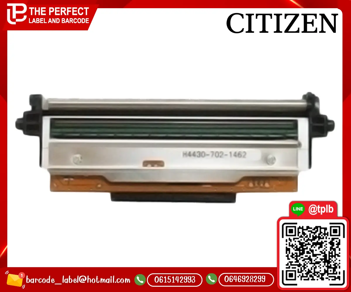 หัวพิมพ์เครื่องพิมพ์สติ๊กเกอร์บาร์โค้ด PrintHead Citizen CLP-7201