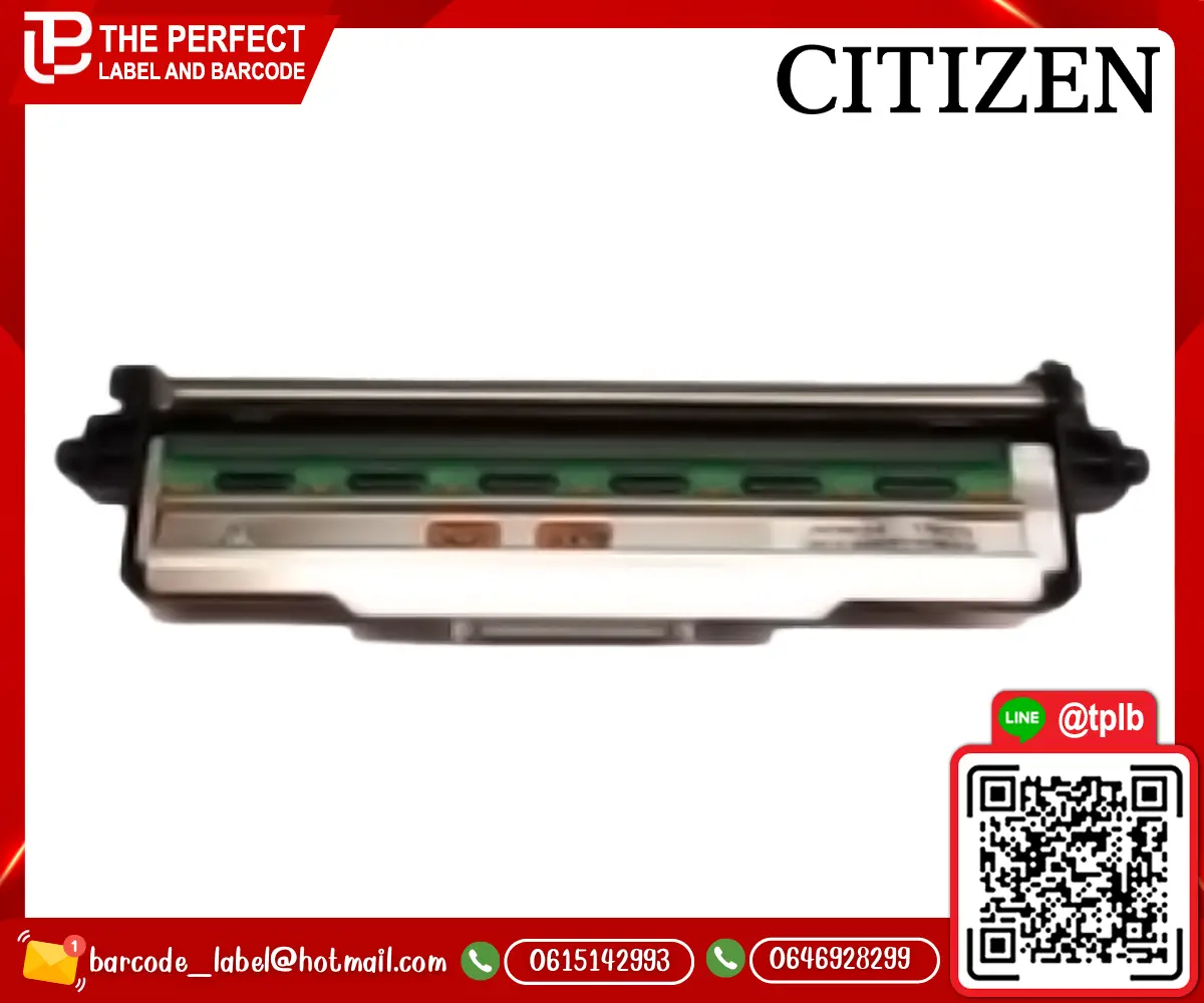 หัวพิมพ์เครื่องพิมพ์สติ๊กเกอร์บาร์โค้ด Citizen CLP 7001