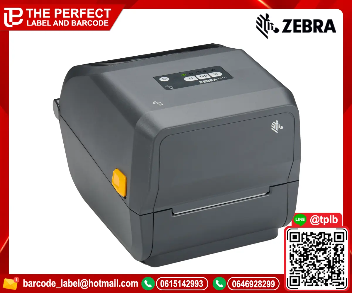 เครื่องพิมพ์สติ๊กเกอร์บาร์โค้ด Zebra รุ่น ZD421