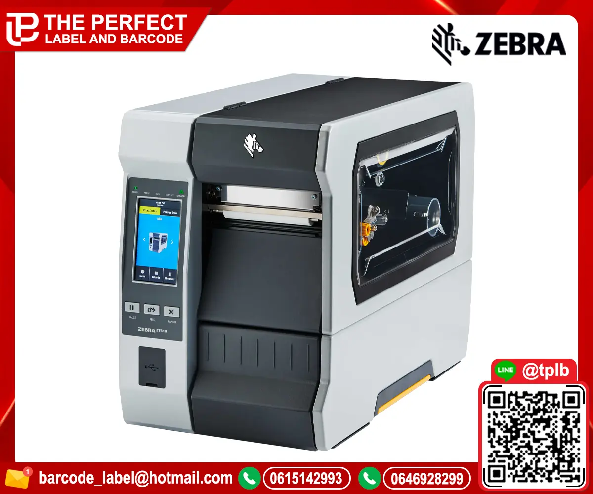 เครื่องพิมพ์บาร์โค้ด Zebra ZT610 Micro Label