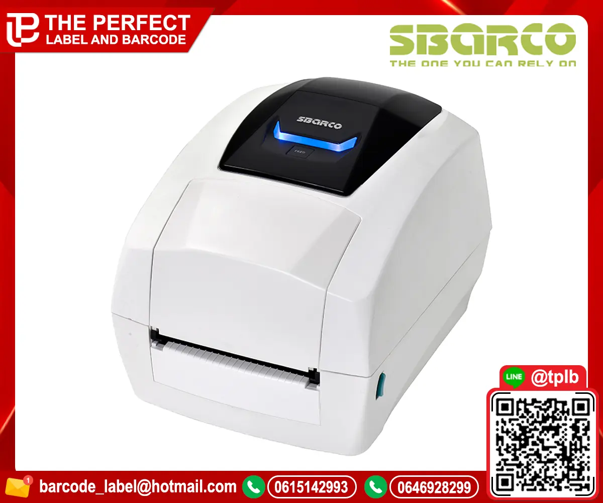เครื่องพิมพ์บาร์โค้ด Sbarco รุ่น T4ES 300 dpi