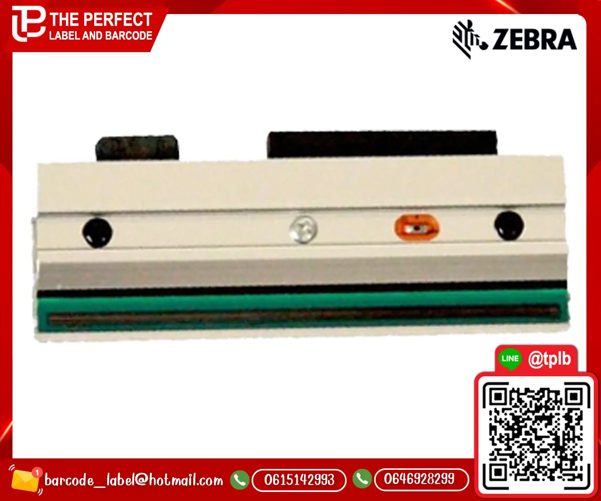 หัวพิมพ์เครื่องพิมพ์สติ๊กเกอร์บาร์โค้ด Zebra 110Xi3