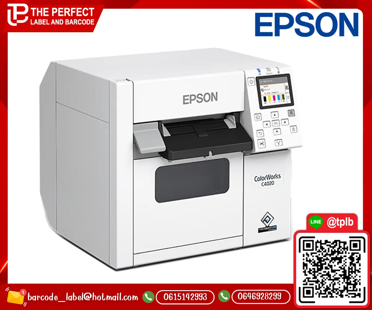เครื่องพิมพ์บาร์โค้ด Epson ColorWorks C4050
