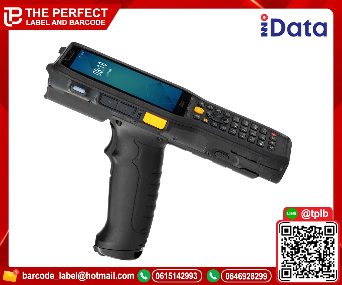 เครื่องอ่านบาร์โค้ดมือถือ iData รุ่น K8 Cold