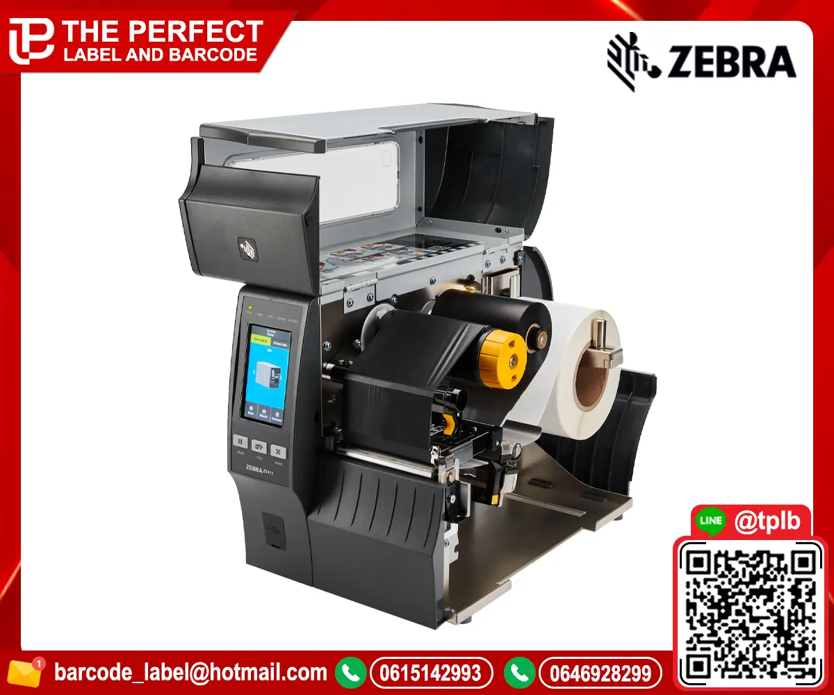 เครื่องพิมพ์สติ๊กเกอร์บาร์โค้ด Zebra รุ่น ZT400 Series