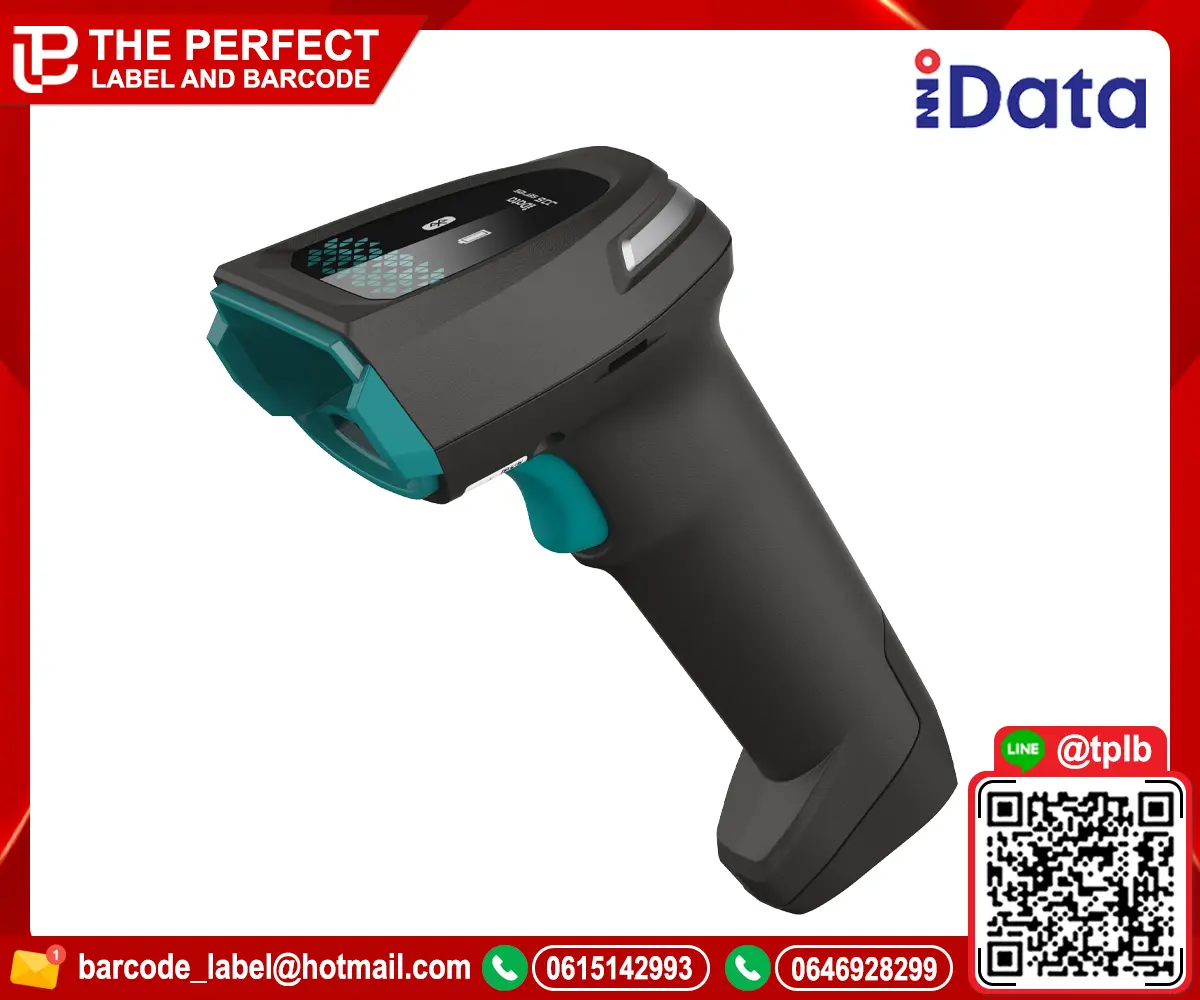 เครื่องอ่านบาร์โค้ดมือถือ iData รุ่น J16-BT